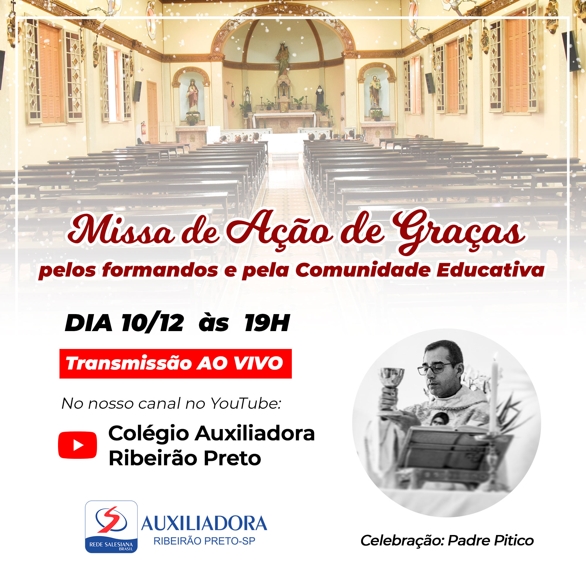 Missa de Ação de Graças homenageia formandos e Comunidade Educativa