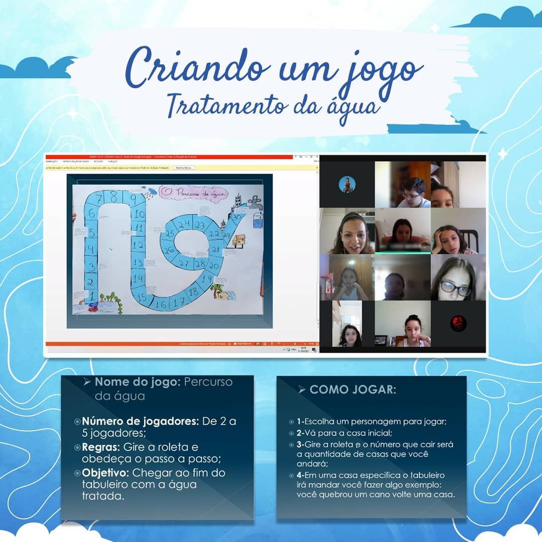 Turmas dos 5⁰s anos criam jogos em aula de Ciências
