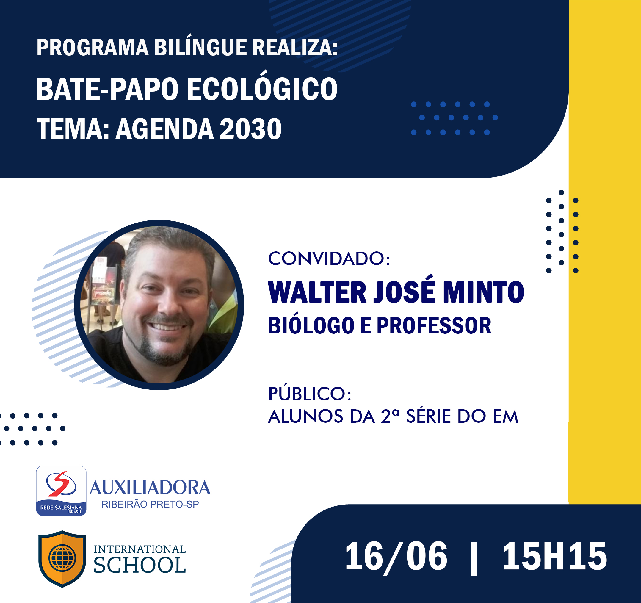 Programa Bilíngue realiza bate-papo ecológico