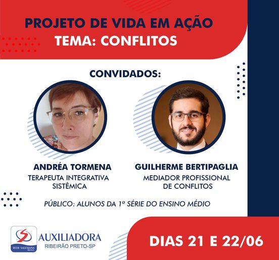 Alunos do Ensino Médio participarão de palestras sobre Conflitos