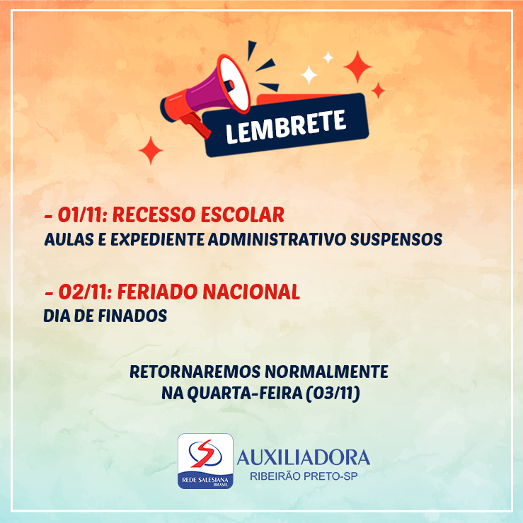 Recesso e feriado