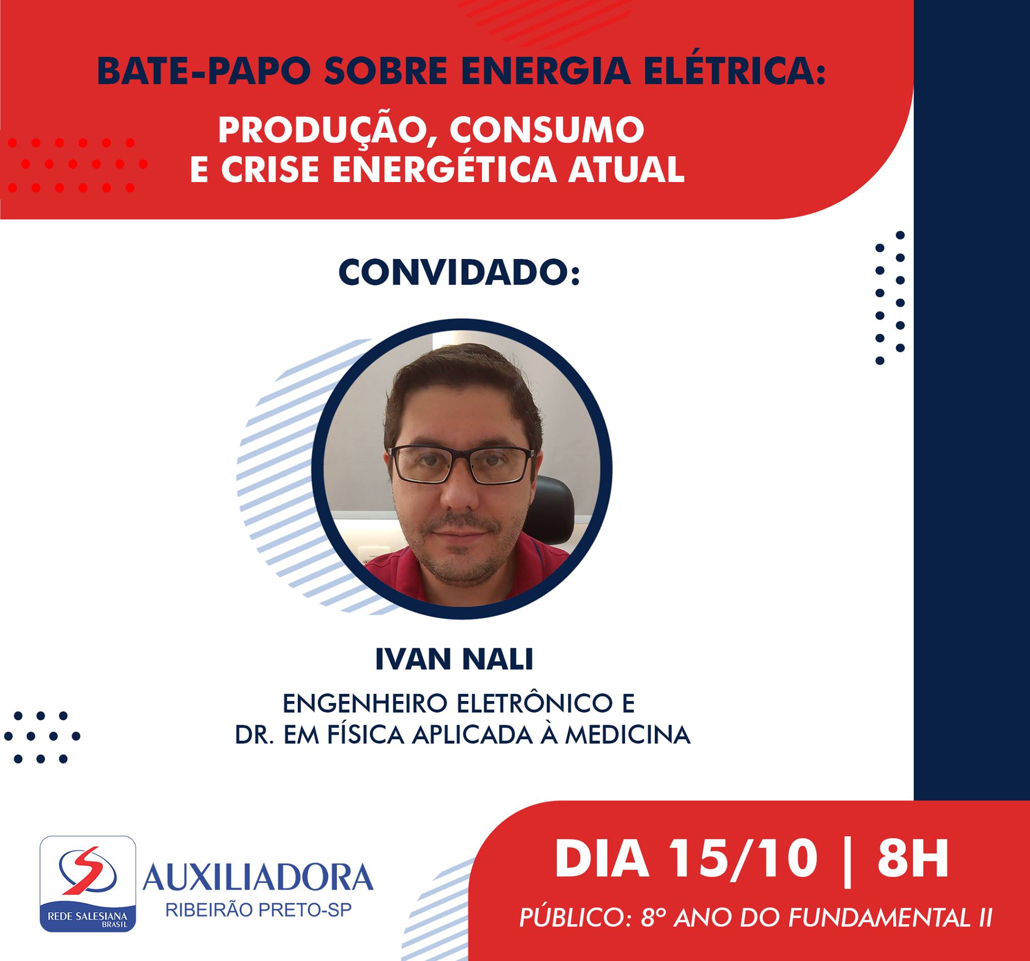 Turmas dos 8º anos participarão de bate-papo com engenheiro eletrônico