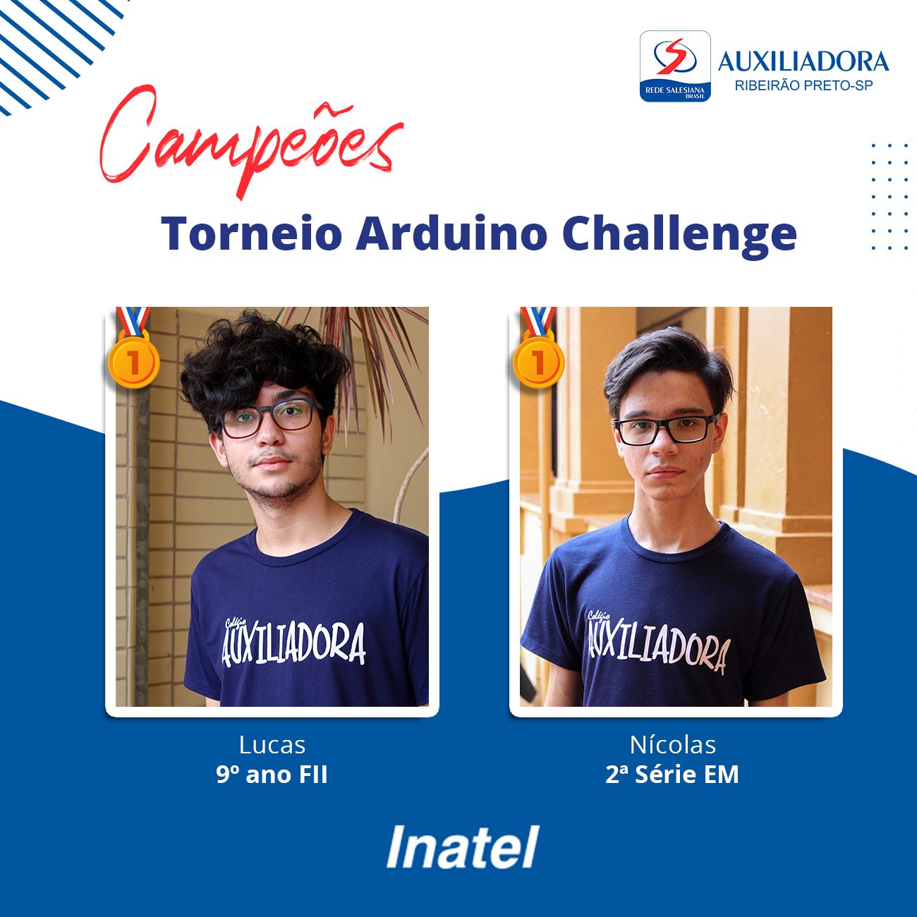 Alunos conquistam Torneio Arduino Challenge, da Inatel