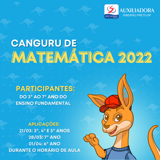 Vem aí: Olimpíada Canguru de Matemática